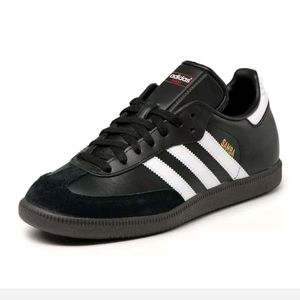 New! Men's adidas Samba Classic Soccer Shoes Core Black/Cloud White 034563 Sz 10